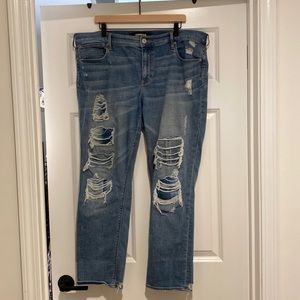 Express Distressed Lightwash Jeans
